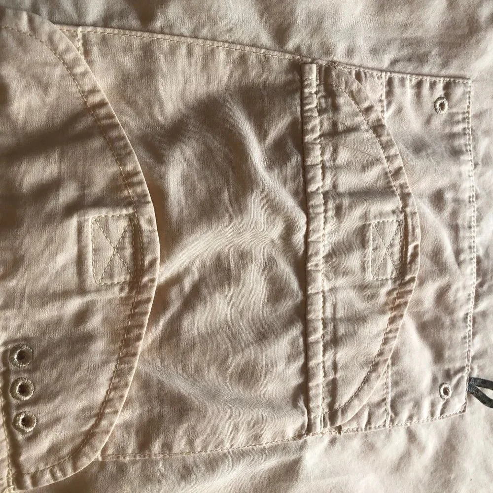 Columbia Shirt Mens Size 2XL PFG Performance Fishing Gear, Soft Yellow, Vented - Picture 3 of 10